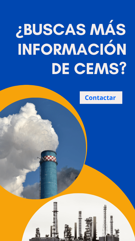 Sistemas de monitorización de emisiones CEMS: qué son, tipos y características